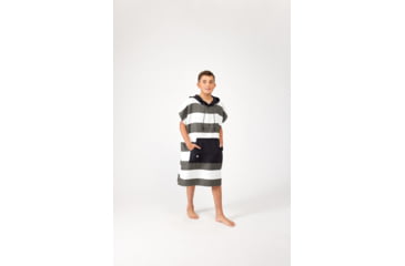 Image of Nomadix Changing Poncho, Stripes Noll Black, Small/Medium, KCP-STRP-101
