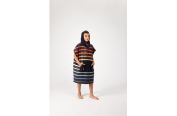 Image of Nomadix Changing Poncho, Pinstripes Multi, Extra Small, GCP-STRP-110