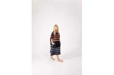Image of Nomadix Changing Poncho, Pinstripes Multi, Extra Small, GCP-STRP-110