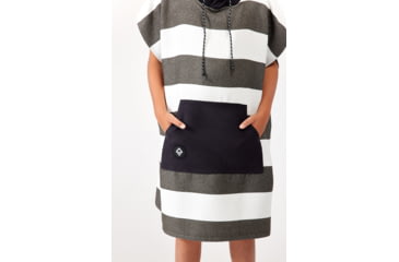 Image of Nomadix Changing Poncho, Stripes Noll Black, Extra Small, GCP-STRP-101
