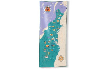 Image of Nomadix Original Towel, Appalachian Trail, 30in x 72.5in, NM-ATMP-101