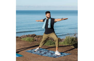 Image of Nomadix Original Towel, Banana Leaf Blue, 30in x 72.5in, NM-FIDL-103