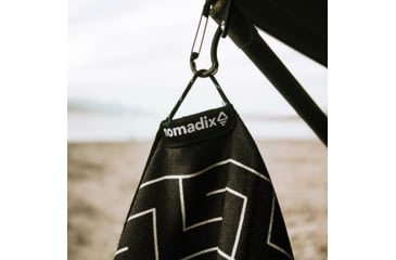 Image of Nomadix Original Towel, Barton Black, 30in x 72.5in, NM-BART-102