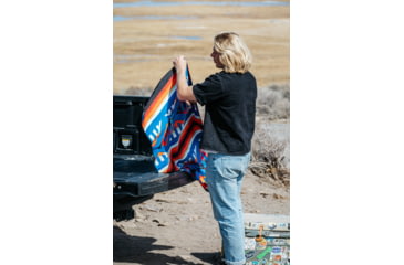 Image of Nomadix Original Towel, Bend Blue Orange, One Size, NM-BEND-101