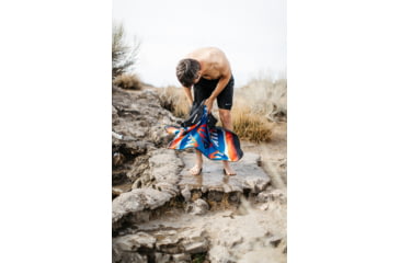 Image of Nomadix Original Towel, Bend Blue Orange, One Size, NM-BEND-101