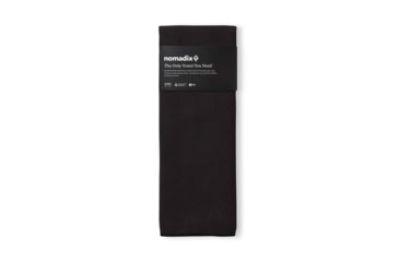 Image of Nomadix Original Towel, Black on Black, One Size, NM-BLACK-101
