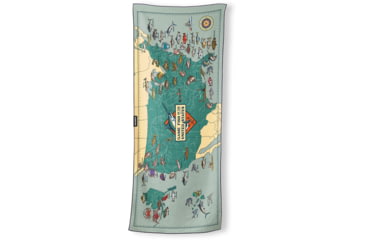 Image of Nomadix Original Towel, Game Fish Map, 30in x 72.5in, NM-GFMP-101