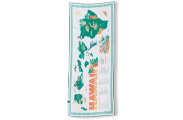 Image of Nomadix Original Towel, Hawaii Map, 30in x 72.5in, NM-HIMP-101