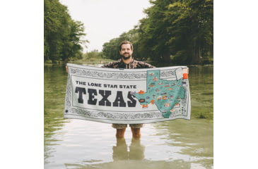 Image of Nomadix Original Towel, Texas Map, 30in x 72.5in, NM-TXMP-101