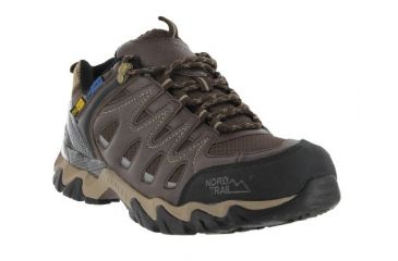 Image of Nord Trail Mens RK Pro Signature Series Waterproof Low Top Hiker Shoe,Dark,Size 10.5 2028108