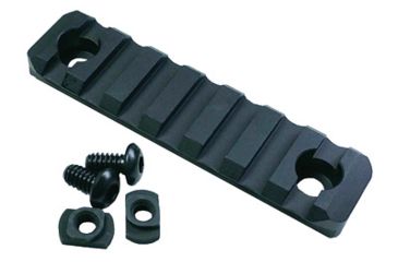 Image of Nordic Components M-LOK Rail Sections Designed For Use with All M-LOK Compatible Handguards, Features Bevel, Black, NCTRL-MLOK-STD-3