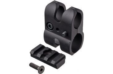 Image of Nordic Components Shotgun Barrel Clamp w/Rail 12ga, Black, Standard BCT-12