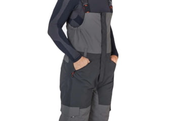 Image of Norfin Boat Insulated Rain Bibs - Men's, Gray Black, Extra Large, 677804-XL