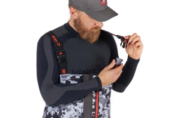 Image of Norfin Pro Dry 3 Rain Bibs - Men's, Camo, Large, 514903-L