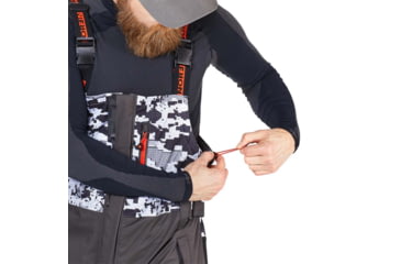 Image of Norfin Pro Dry 3 Rain Bibs - Men's, Camo, Large, 514903-L