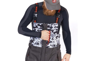 Image of Norfin Pro Dry 3 Rain Bibs - Men's, Camo, Large, 514903-L