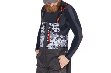 Image of Norfin Pro Dry 3 Rain Bibs - Men's, Camo, Large, 514903-L