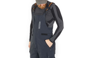 Image of Norfin Norfin Rebel Pro Insulated Rain Bibs - Men's, Gray, 2XL, 586005-XXL