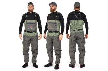 Image of Norfin Waders Pilot Sttokingfoot - Mens, Lt Green Gray, 12, 83321-04XL