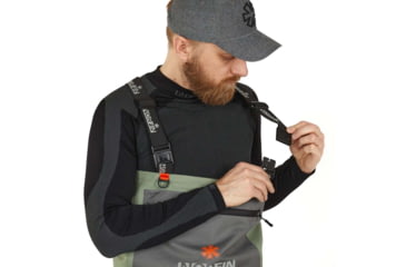 Image of Norfin Waders Pilot Sttokingfoot - Mens, Lt Green Gray, 12, 83321-04XL