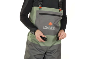 Image of Norfin Waders Pilot Sttokingfoot - Mens, Lt Green Gray, 12, 83321-04XL