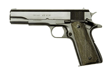 Image of Norinco M-1911A1 Pistol, .45 ACP, 5in barrel, blued finish steel frame, black plastic grip, recoil operated semi-automatic, , 7 round magazine, NO-M-1911A1-45-5-1-FRRMPG