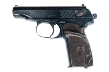 Image of Norinco M-59 Pistol, 9x18mm Makarov, 3.68in barrel, blued finish steel frame, brown plastic grip, blowback operated semi-auto, U-notch rear, 8 round magazine, NOM599X18MMMKV3.681FRRMPG