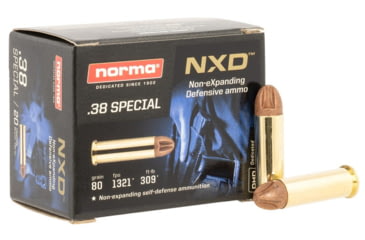 Image of Norma Ammunition Self Defense NXD 38 Special 80 Gr NXD 20 Per Box/ 10, 611240020 