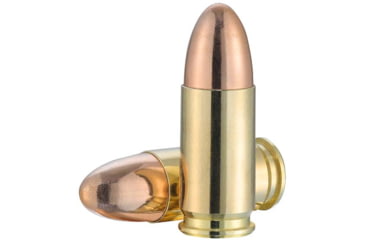 Image of Norma Range and Training 9mm 158 Grain Brass Cased Pistol Ammo, 50 Rounds, 801902412