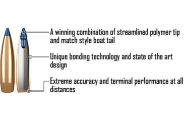 Image of Norma Bondstrike Extreme 6.5mm PRC 143gr Brass Cased Centerfire Rifle Ammo, 20 Rounds, 20166452