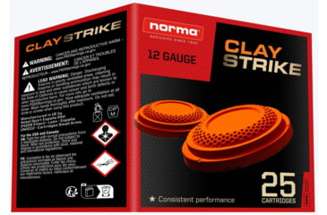 Image of Norma ClayStrike 12 Gauge 7/8oz 2.75 inch Shotgun Ammo, #7.5, 25 Rounds, 1198052475