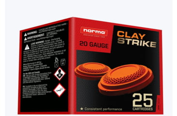 Image of Norma ClayStrike 20 Gauge 1oz 2.75 inch Shotgun Ammo, #8, 25 Rounds, 1196052880
