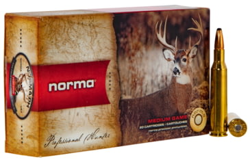 Image of Norma Soft Point Ammunition .257 Roberts 100 grain Soft Point Brass Cased Centerfire Rifle Ammo, 20 Rounds