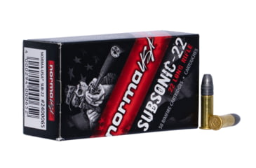 Image of Norma Rimfire .22 Long Rifle 40 grain Lead Hollow Point Brass Cased Rimfire Ammo, 50 Rounds