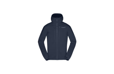 Image of Norrona Trollveggen Powerstretch Pro Zip Hooded Jacket - Mens, Indigo Night, Medium, 1623-19-2295-M