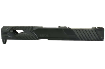 Image of Norsso N19 Piranha TP Slide for Glock 19 Gen 3, RMR Cut, Black, N19-PIR-TP-3-RMR-BLK