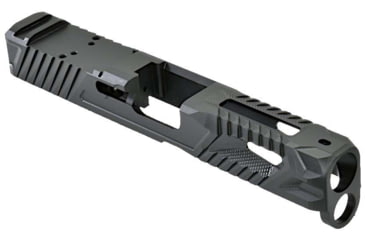 Image of Norsso N19BN Piranha TP Slide for Glock 19 Gen 5, RMR Cut, Black, N19BN-PIR-TP-5-RMR-BLK