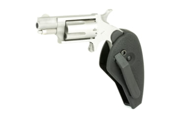 Image of North American Arms Mini Combo Revolver, .22 Long Rifle/.22 Winchester Magnum Rimfire, 1.12in Barrel, Fixed, Stainless Frame, Polymer Grip, 5 Round Cylinder, NAA22MSCHG
