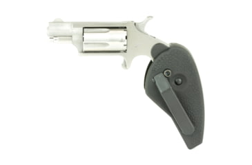Image of North American Arms Mini Combo Revolver, .22 Long Rifle/.22 Winchester Magnum Rimfire, 1.12in Barrel, Fixed, Stainless Frame, Polymer Grip, 5 Round Cylinder, NAA22MSCHG