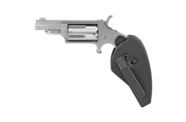 Image of North American Arms Mini Combo Revolver, .22 Long Rifle/.22 Winchester Magnum Rimfire, 1.65in Barrel, Fixed, Stainless Frame, Polymer Grip, 5 Round Cylinder, NAA22MCHG