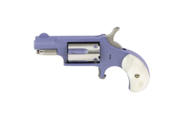 Image of North American Arms Mini Revolver, .22 Long Rifle, 1.12in Barrel, X-Large, Fixed, Purple Frame, Pearl Style Grip, 5 Round Cylinder, NAA-22LR-ORCHID