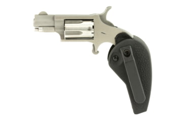 Image of North American Arms Mini Revolver, .22 Long Rifle, 1.12in Barrel, X-Large, Fixed, Stainless Frame, Polymer Grip, 5 Round Cylinder, NAA22LRHG