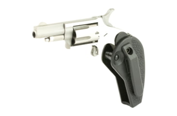 Image of North American Arms Mini Revolver, .22 Long Rifle, 1.65in Barrel, X-Large, Fixed, Stainless Frame, Polymer Grip, 5 Round Cylinder, NAA22LLRHG