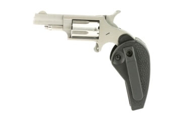 Image of North American Arms Mini Revolver, .22 Long Rifle, 1.65in Barrel, X-Large, Fixed, Stainless Frame, Polymer Grip, 5 Round Cylinder, NAA22LLRHG