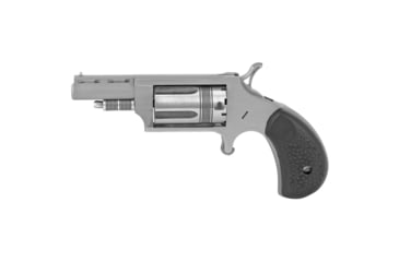 Image of North American Arms Mini WASP Revolver, .22 Winchester Magnum Rimfire, 1.65in Barrel, X-Large, Fixed, Stainless Frame, Rubber Grip, 5 Round Cylinder, NAA22MTW
