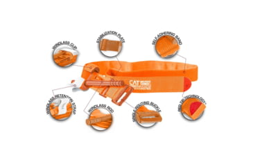 Image of North American Rescue Combat Application Tourniquet, Orange, 30-0023