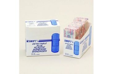 Image of North Safety Products/Haus Adhesivebndges Blu 1x3 100ctn 015059B, Unit PK