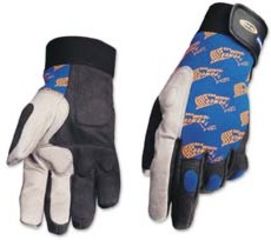 Image of North Safety Products/Haus Gloves Sr Pro BLK/GRAY Med 1PR M2900/8M