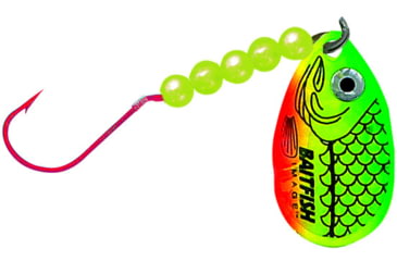 Image of Northland Baitfish Spinner Rigs 60" Snell, #4 Bd, #1 Hk Firetiger 1/Cd, NL-RC1-FT