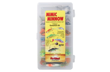 Image of Northland Fishing Tackle Mimic Minnow Jig Kit, 18 Pack, Assorted, NL-MMGK-18